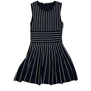 Ronny Kobo Nasya Knit Fit and Flare Mini Dress stretch heavy designer Wmns XS